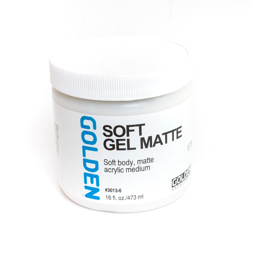 Golden, Soft Gel, Matte, 16 ounce